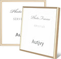 5x5 Picture Frames Gold by Autjvy