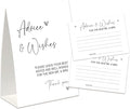 Advice and Wishes for The Mr and Mrs, Advice Cards for Bride and Groom 30 Pcs by Xenseou