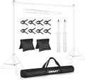 EMART Backdrop Stand 10x7ft Photo Studio Adjustable Background Stand Support kit by EMART