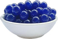 Stone Beads 6mm 140pcs Dark Blue Chalcedony Beads Round Loose Gemstones Beads by ABOKOY