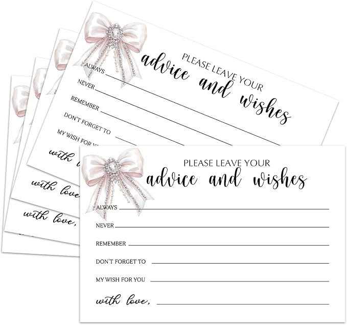 25 Advice and Wishes Cards, Well Wishes Card by ZSHFMY