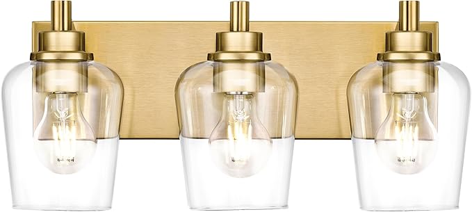 Bathroom Light Fixtures, 3-Light Modern Vanity Light by Metwet