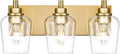 Bathroom Light Fixtures, 3-Light Modern Vanity Light by Metwet