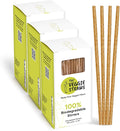 – 450 PCS of 4.75 Inches Unwrapped Biodegradable Drink Stirrers – Made of by TheVeggieStraws