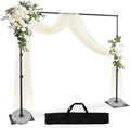Jiang&Rong Backdrop Stand Kit - 10ft x 8.5ft Adjustable Photo Background Stand by JiangRong