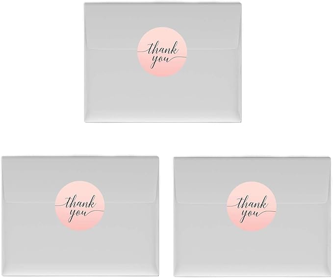 Andaz Press Blush Pink Rose Elegant Party Collection, Small Round Circle Label - Image 2