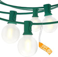 SUNSGNE 25Ft Globe Christmas Lights Outdoor, G40 LED Round Christmas Lights by SUNSGNE