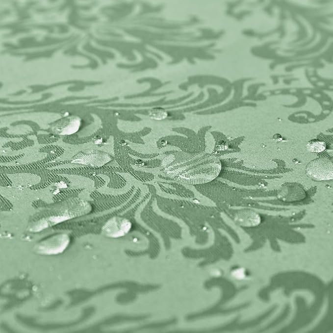 SASTYBALE Summer Tablecloth Rectangle, Spill-Proof Wrinkle Resistant Jacquard - Image 8