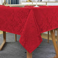 SASTYBALE Rectangle Jacquard Tablecloth, Damask Table Cloth SpillProof Wrinkle by SASTYBALE