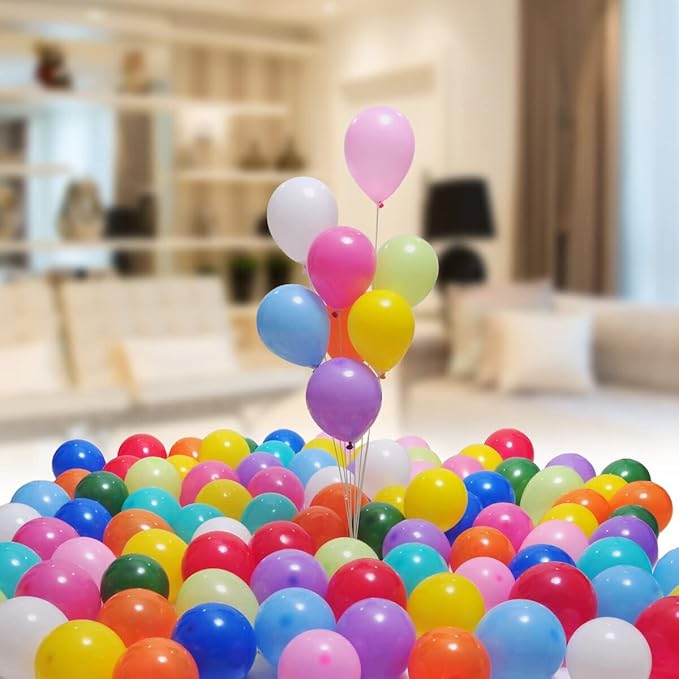 400 Pack Rainbow Balloons - Image 6