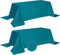 Fokitut 2 Pack Waterproof Rectangle Tablecloth, 90x132 Inch, Stain Resistant by BalsaCircle