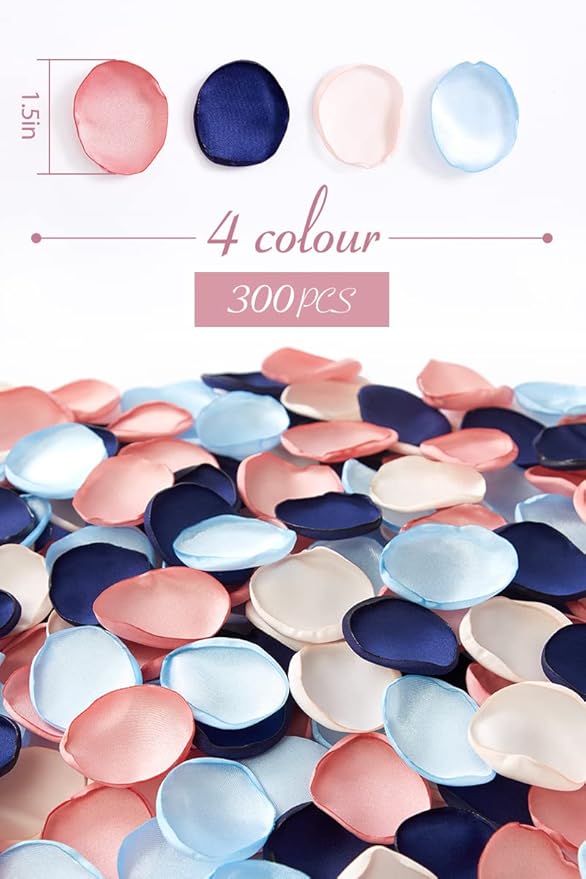 Serwalin 300pcs Silk Rose Petals Flower Petals - Image 6