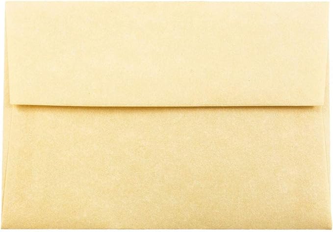 JAM PAPER 4Bar A1 Parchment Invitation Envelopes by JAMPaper