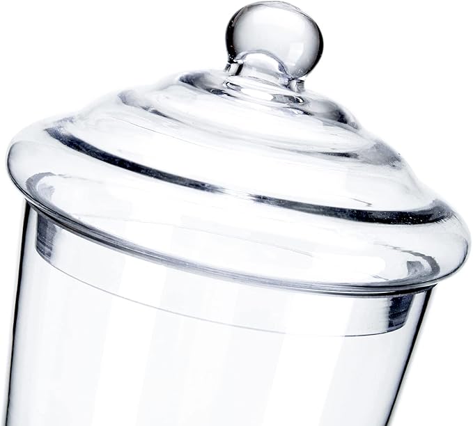 Glass Apothecary Jars, Decorative Wedding Candy Organizer Canisters - Image 3