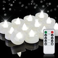 Homemory 12pcs Flameless LED Tea Lights by Homemory