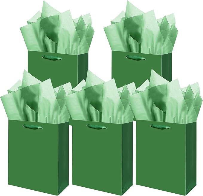 Gcardist Dark Green Gift Bags by Gcardist