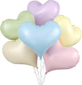 Colorful Heart Balloons, 24Inch Large Rainbow Heart foil Balloon by vibzox