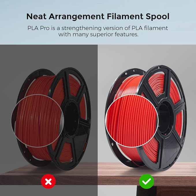 FLASHFORGE 3D Printer Filament, PLA PRO Filament 1.75mm, 1KG Spool, Dimensional - Image 4