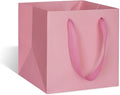 ADIDO EVA Pink Square Gift Bags Medium Size Square Bottom Paper Bags by ADIDOEVA