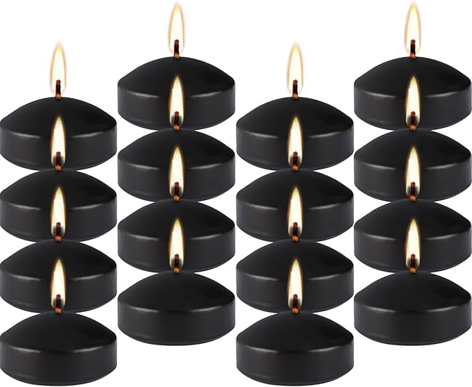 Black 3-Inch Floating Candles - Image 3