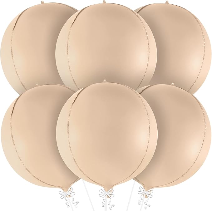 KatchOn, Big 22 Inch Beige Balloons Set by KatchOn