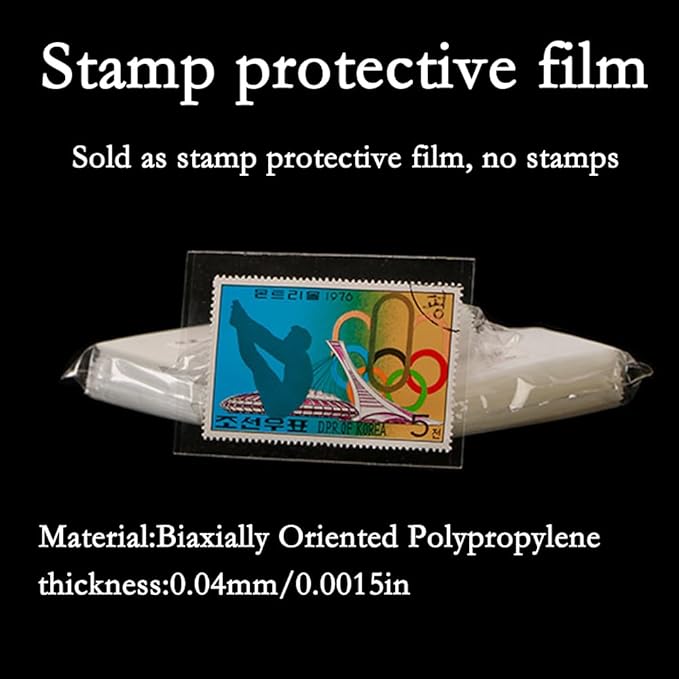 Philatelic Supplies OPP Stamp Protection Bags 8 Models, Total 760 Stamps - Image 5