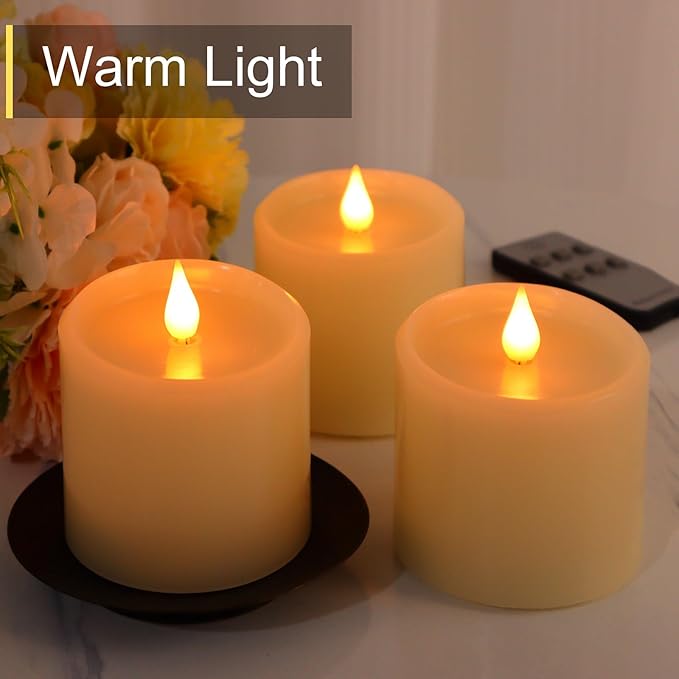 Flameless Candles Battery Operated - Image 2