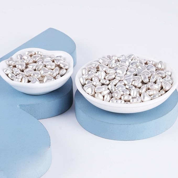 Kasvan Silver Heart Shapes Sprinkles - Image 6