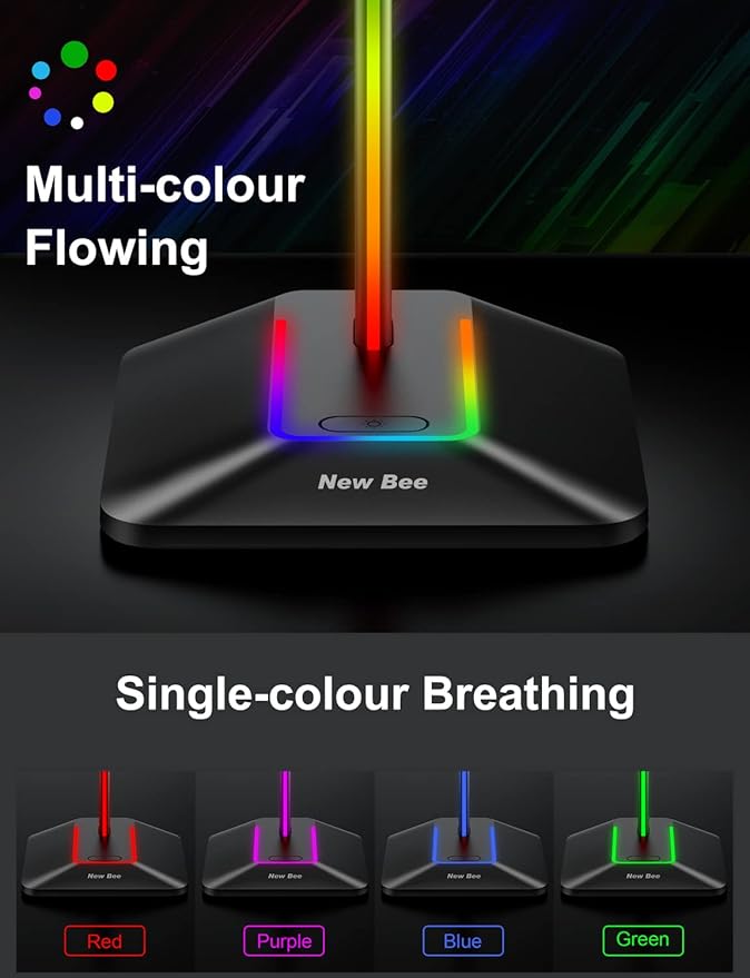New bee RGB Headphone Stand - Image 2