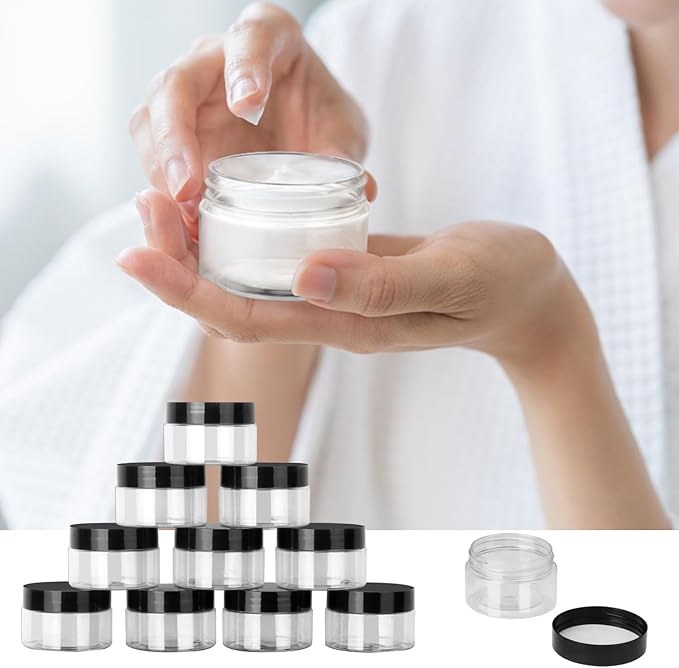 110 Packs 2 OZ Transparent Plastic Jars - Image 5