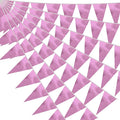 20M/65FT Pink Triangle Pennant Banner Flag Metallic Fabric Bunting Garland by raqieden