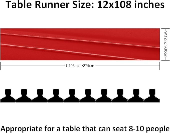 24Pack Table Runner 12 x 108 Inches Satin Silk Table Runner - Image 2