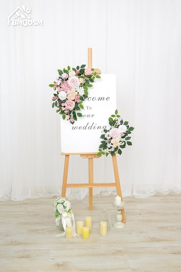 Pack of 2 Faux Flowers, Wedding Arch Flowers, Wisteria Hanging Flowers - Image 2