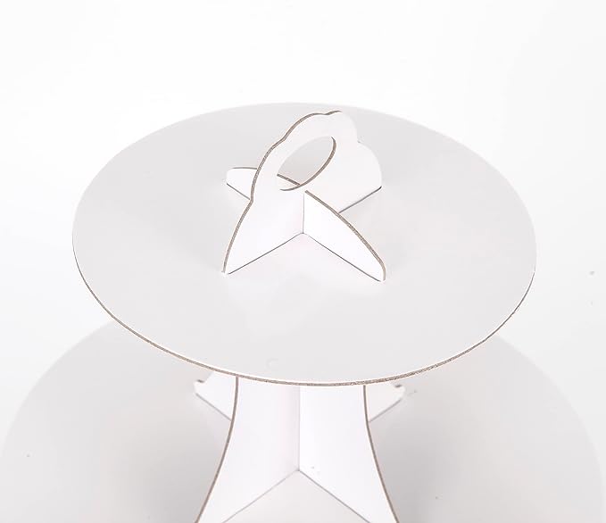 2Pcs 3-Tier Cupcake Stand, Cake Stand holder, Tiered DIY Cupcake Stand Tower - Image 4