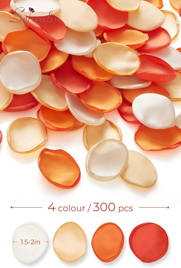 Serwalin 300Pcs Silk Rose Petals Flower Petals - Image 6