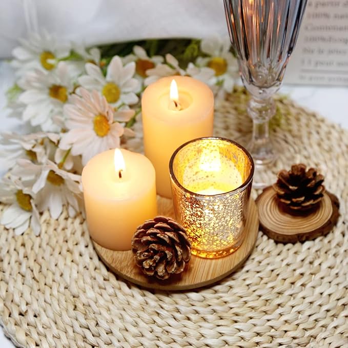 Silver Mercury Glass Tea Light Holders Set of 36 - Image 5