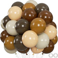 100pcs Brown Balloons by OWPFJG