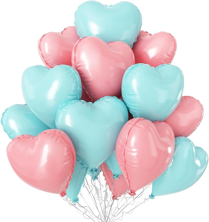 Pink Blue Balloons by Sowide