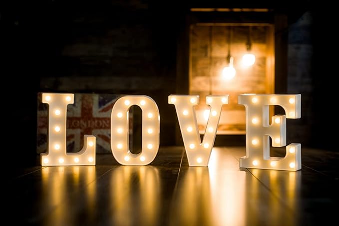 Foaky LED Letter Lights Sign Marquee Light Up Letters Sign - Image 3