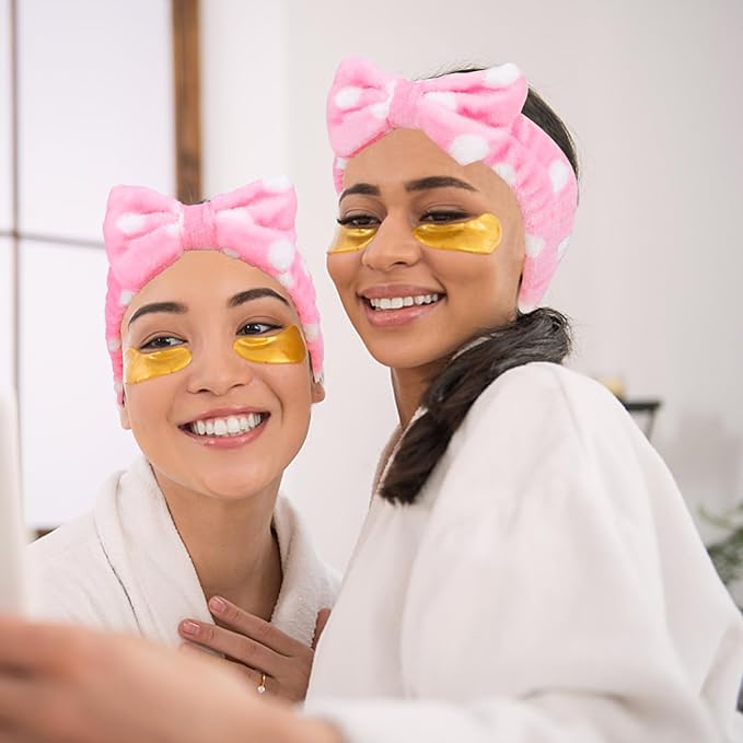 Semato 8 Pcs Pink Spa Headband - Image 5