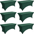 6-Pack 6ft Spandex Table Covers by Unknown