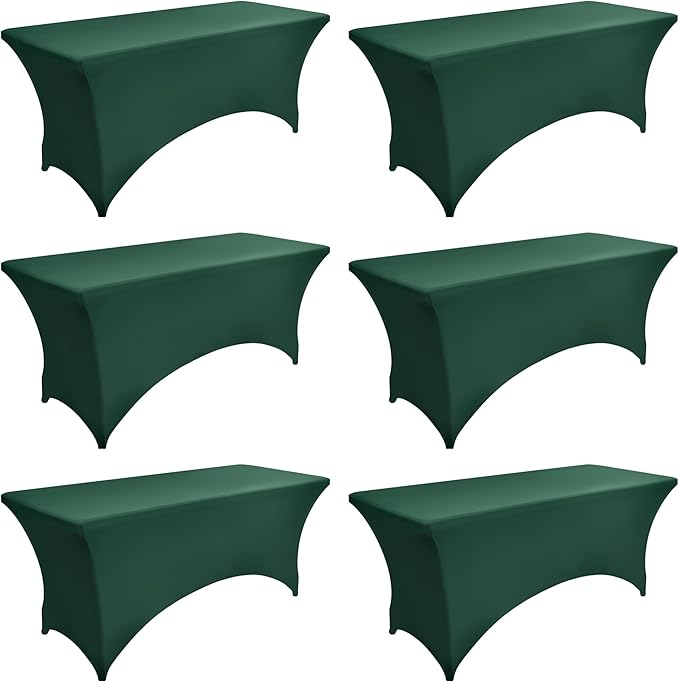 6-Pack 6ft Spandex Table Covers by Unknown