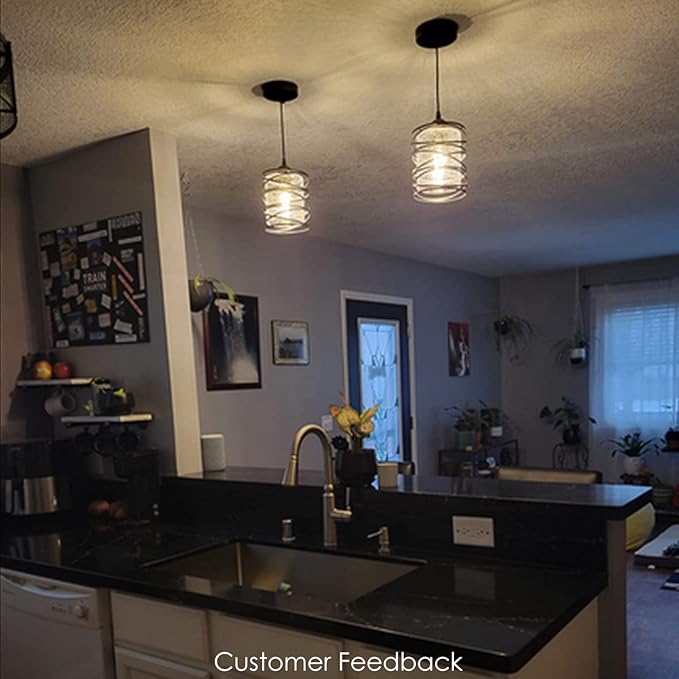 Modern Mini Pendant Light Fixture Kitchen Island Pendant Lighting 6.30''Matte - Image 3