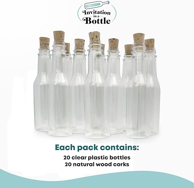Plastic Bottles & Corks Set - Image 4