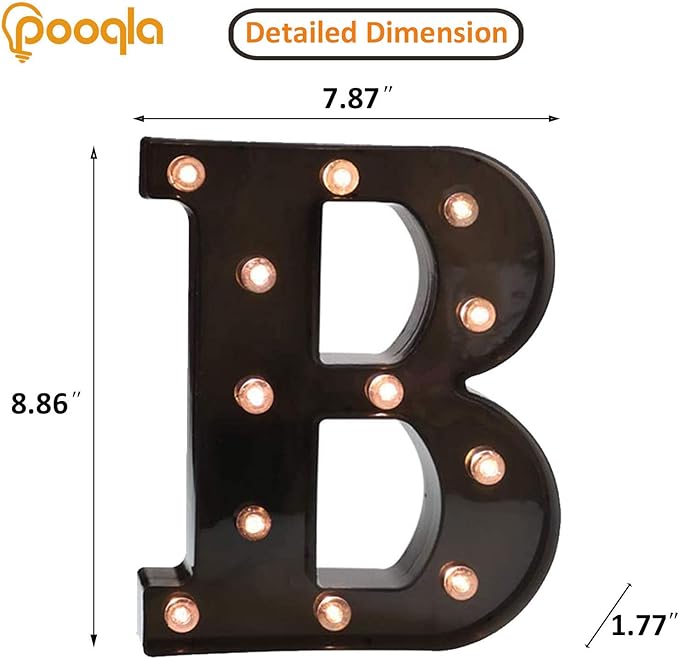Light Up LED Letter Marquee Sign - Image 4