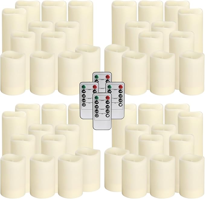 48-Pack LED Flameless Candles - Image 2