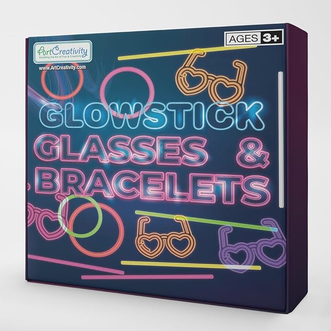 ArtCreativity Glow in the Dark Bracelets and Glasses - Image 8