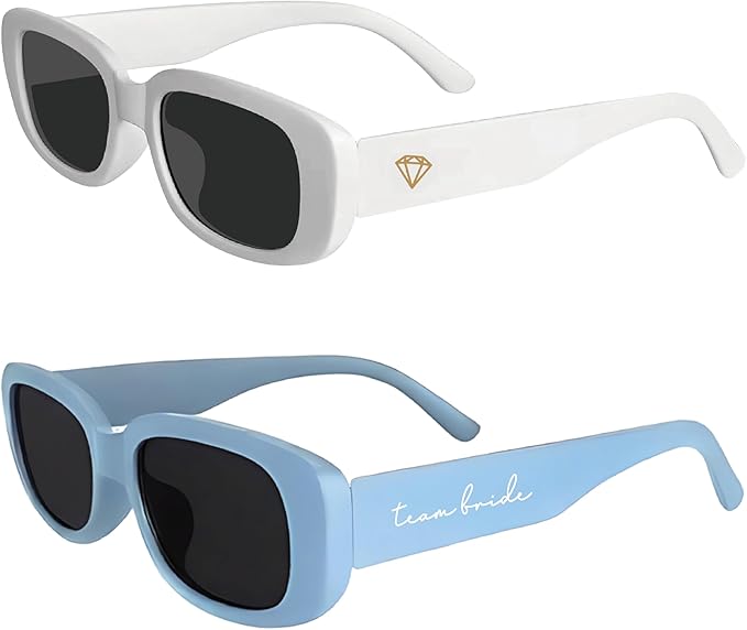 Bride Squad Bachelorette Party Favors 10 Pcs Team Bride Sunglasses Retro - Image 3