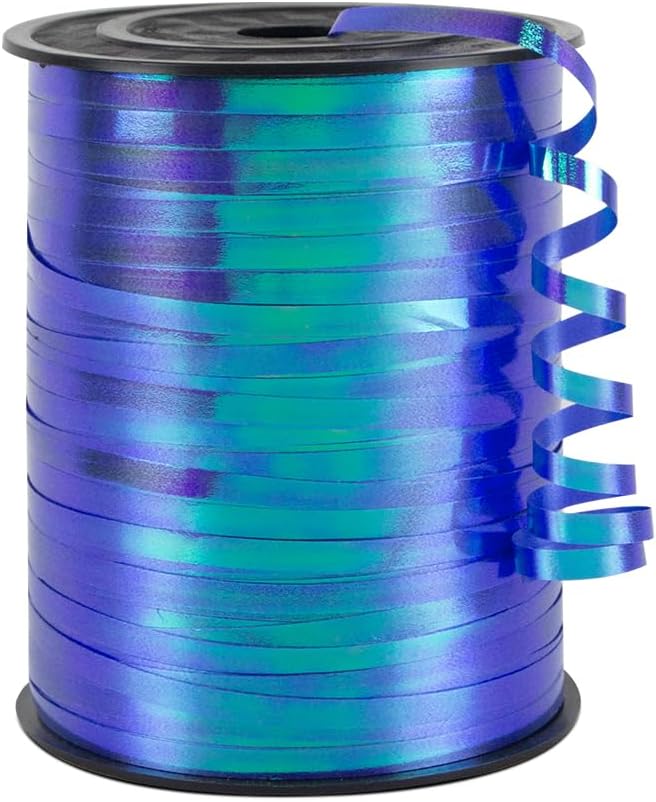 KMER LIFE Blue Gradient Curling Ribbon, 1/5" Wide x 500 Yards Christmas Curling by KMERLIFE