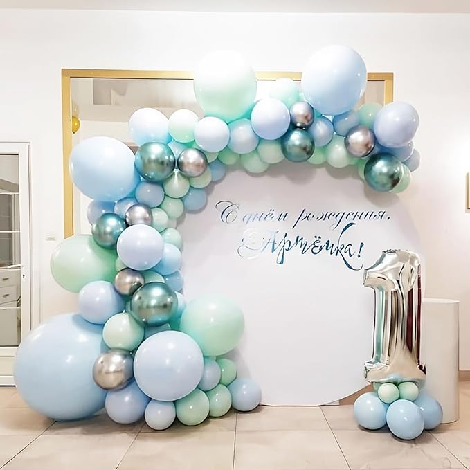 90pack Mint Green Balloons Different Size 18/12/10/5 Inch Pastel Green Balloon - Image 6